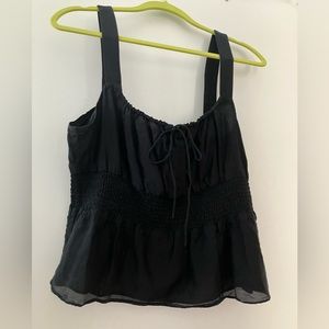 J Crew Smocked Waist Tank